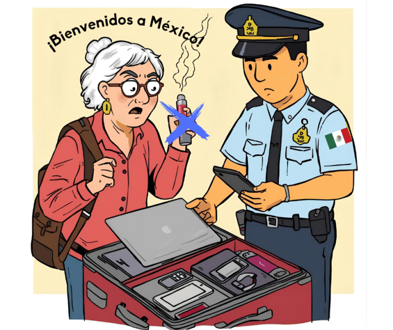 border guard checking luggage